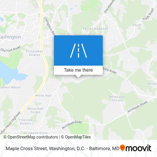 Mapa de Maple Cross Street