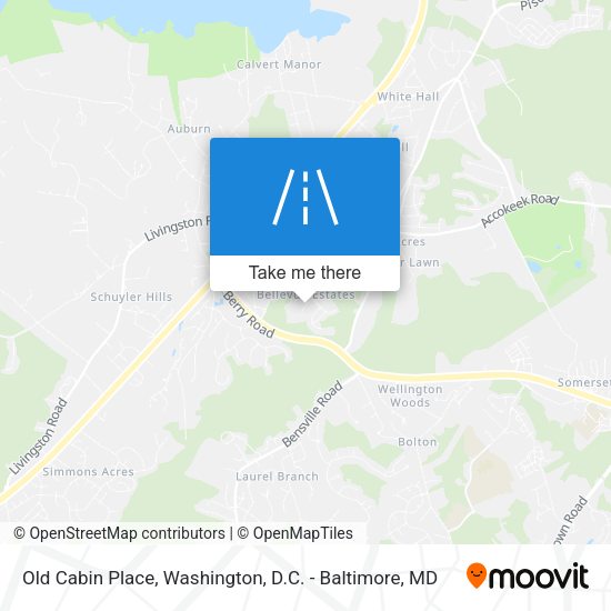 Old Cabin Place map
