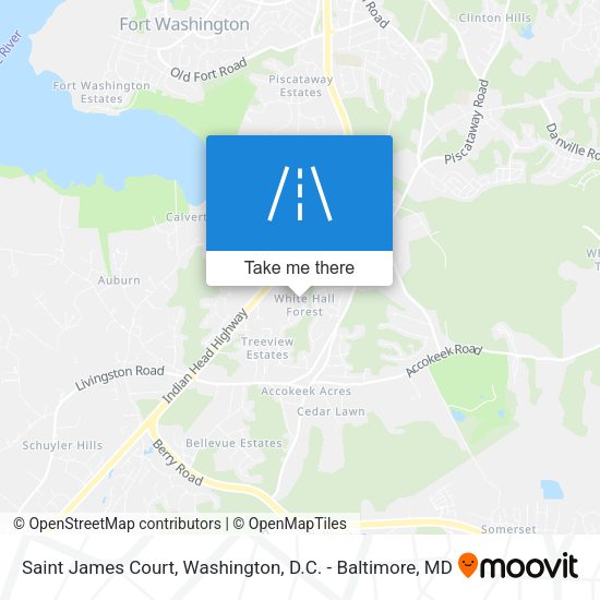 Saint James Court map