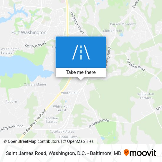 Saint James Road map