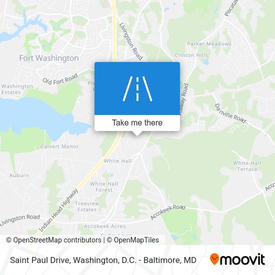 Saint Paul Drive map