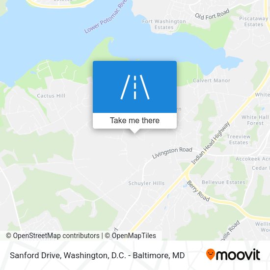 Mapa de Sanford Drive
