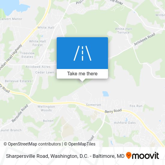 Mapa de Sharpersville Road