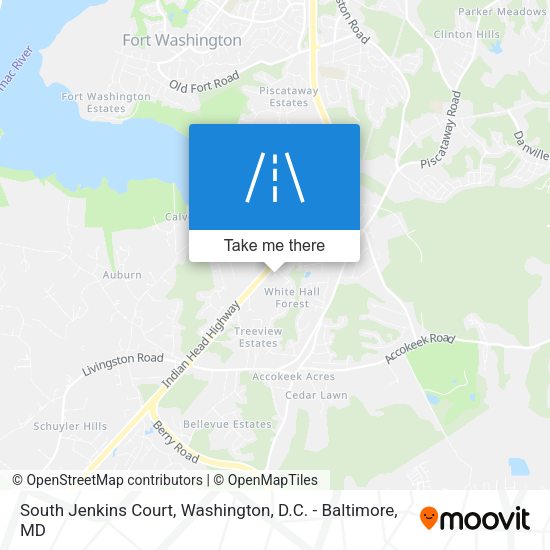 Mapa de South Jenkins Court