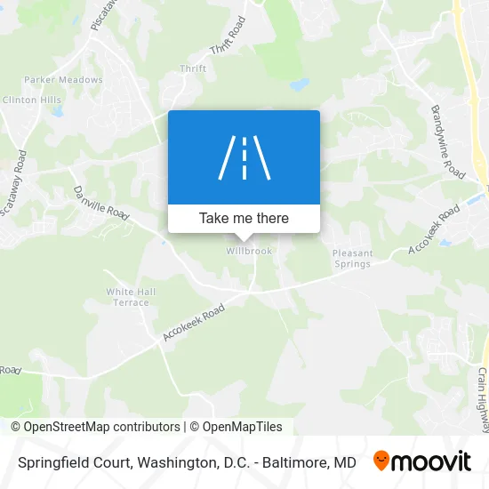 Springfield Court map