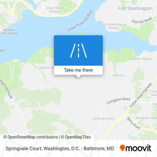 Springvale Court map