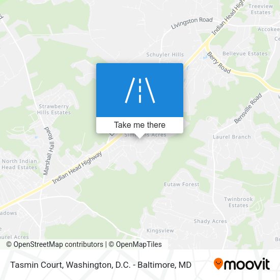 Tasmin Court map