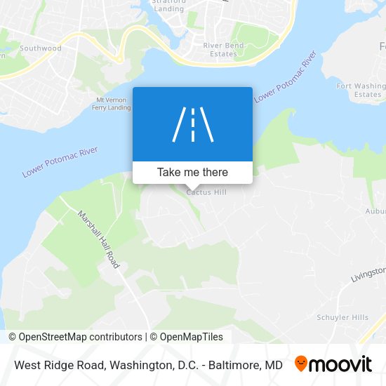 West Ridge Road map