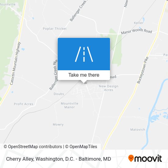 Cherry Alley map