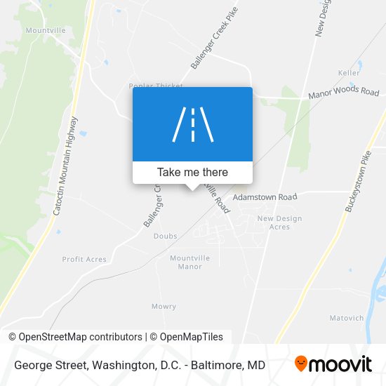 George Street map