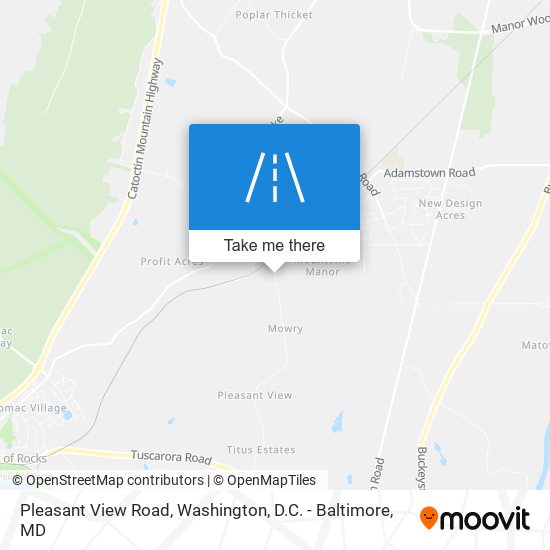 Pleasant View Road map
