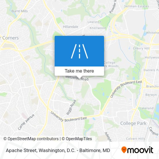 Mapa de Apache Street