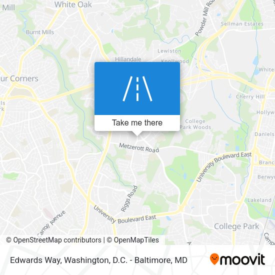 Edwards Way map