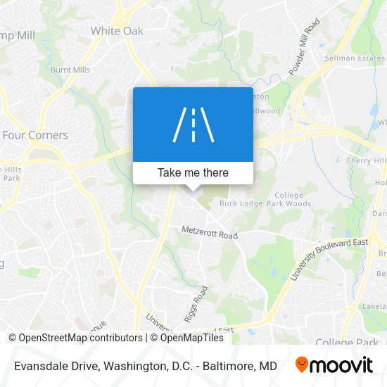 Mapa de Evansdale Drive