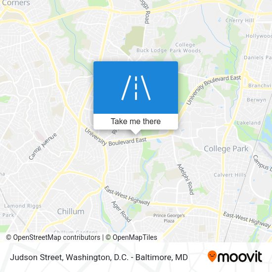Judson Street map