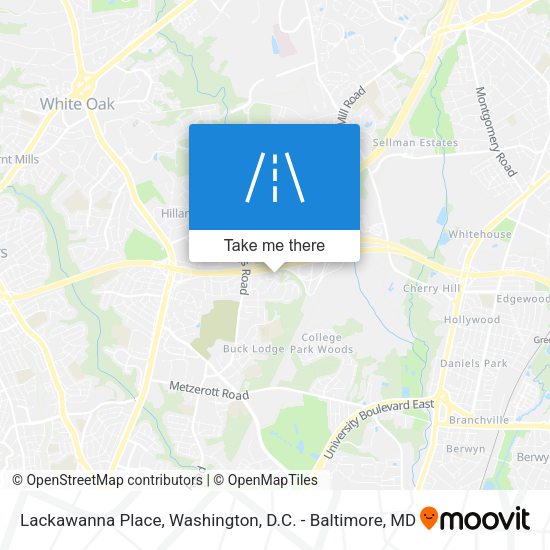 Mapa de Lackawanna Place