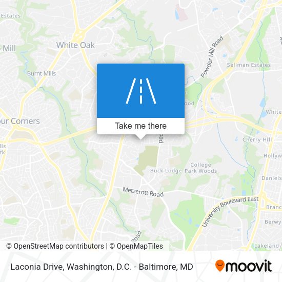 Laconia Drive map