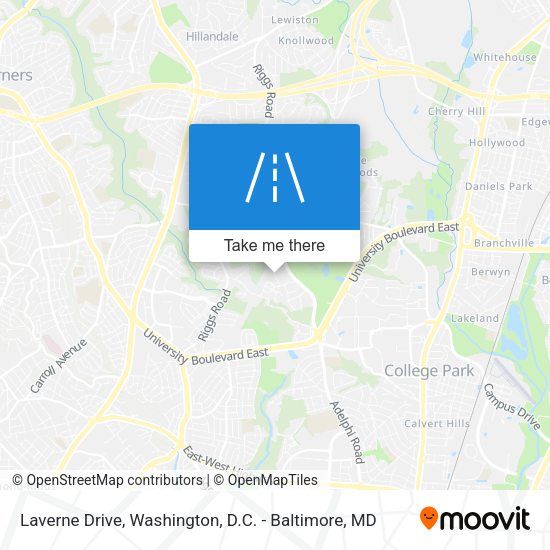 Laverne Drive map
