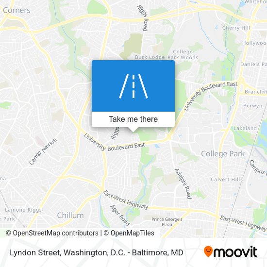 Lyndon Street map