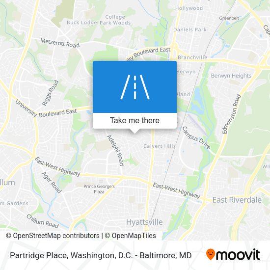 Mapa de Partridge Place