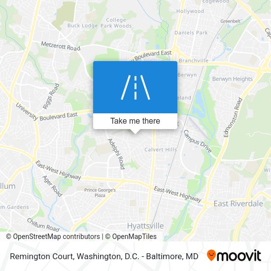 Remington Court map