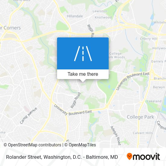 Rolander Street map