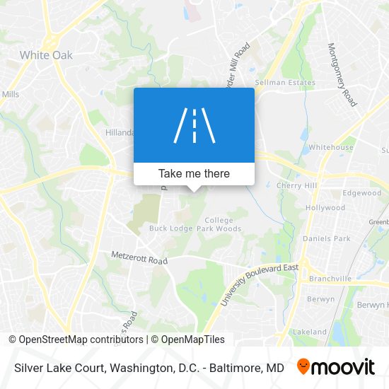 Mapa de Silver Lake Court