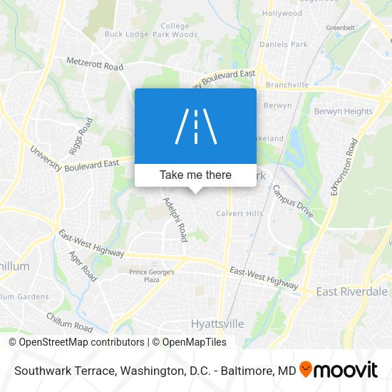 Southwark Terrace map