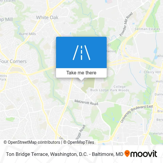 Ton Bridge Terrace map