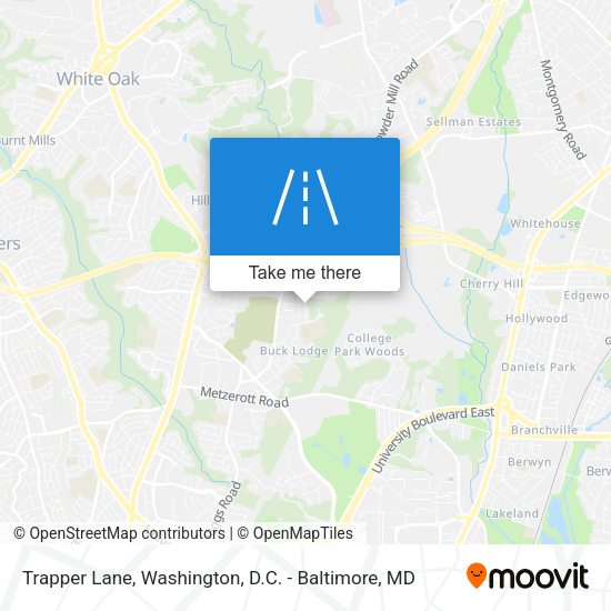 Trapper Lane map