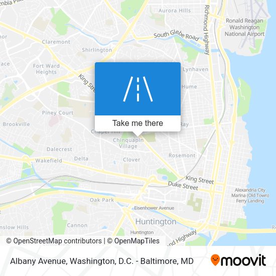 Albany Avenue map