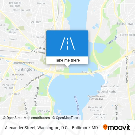 Alexander Street map