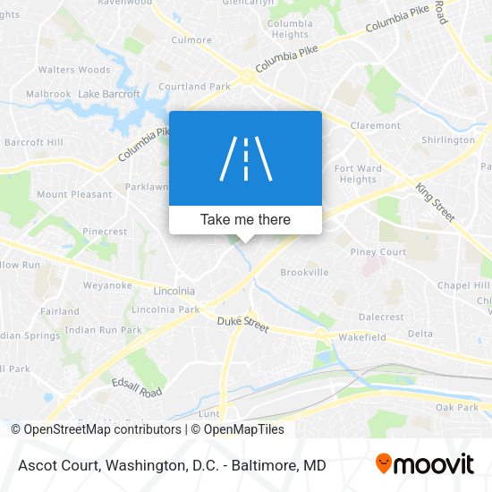 Mapa de Ascot Court