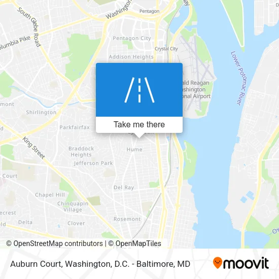Mapa de Auburn Court