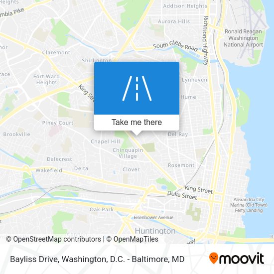Mapa de Bayliss Drive