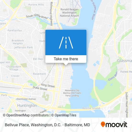 Bellvue Place map