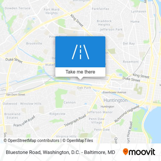 Bluestone Road map