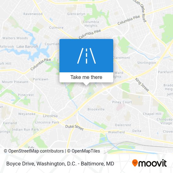 Boyce Drive map