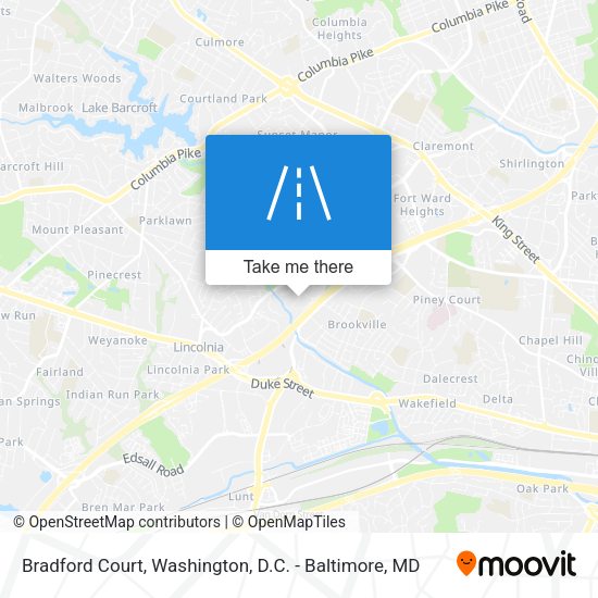 Bradford Court map