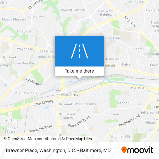 Brawner Place map