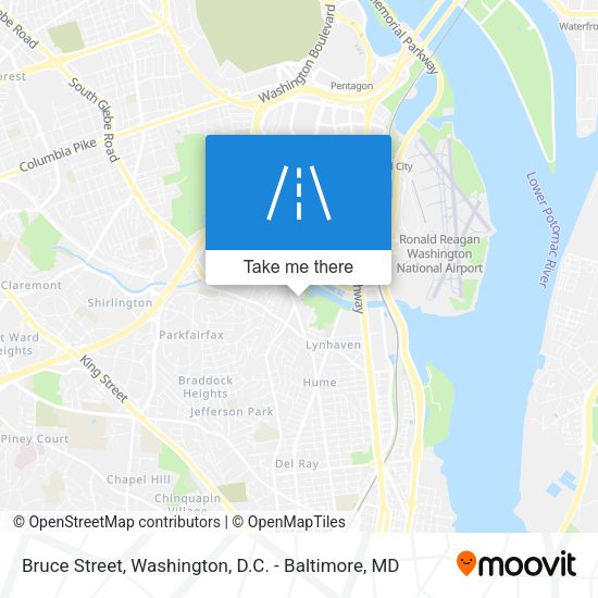 Mapa de Bruce Street