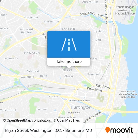 Bryan Street map