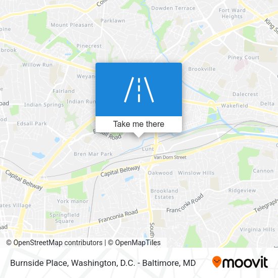 Burnside Place map