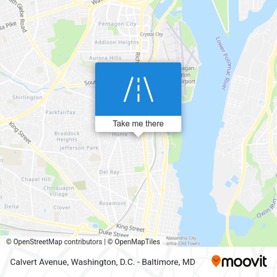 Mapa de Calvert Avenue