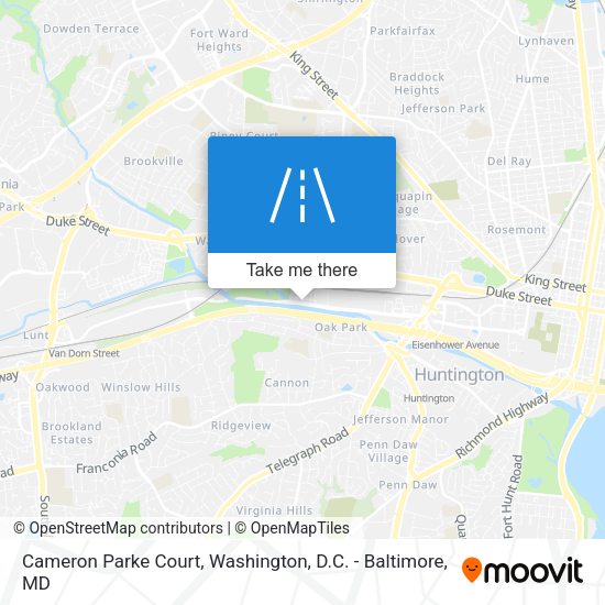 Mapa de Cameron Parke Court