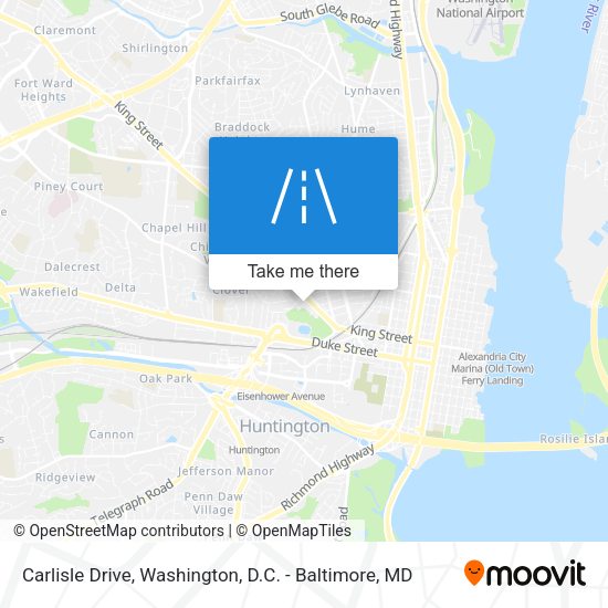 Mapa de Carlisle Drive