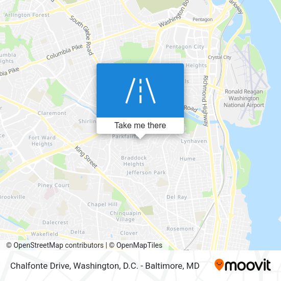 Chalfonte Drive map