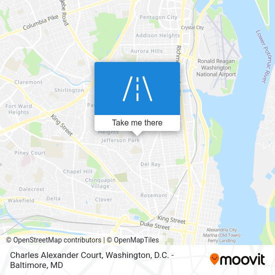 Charles Alexander Court map