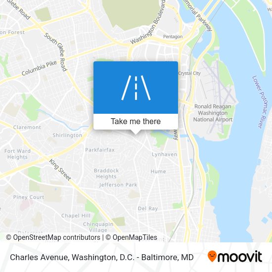 Charles Avenue map