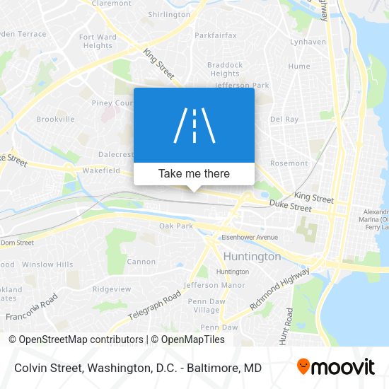 Colvin Street map